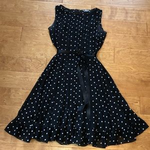 Black & White polka dot dress